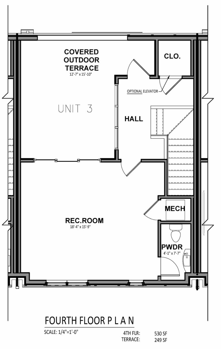 Fourth Floor Included Diagram