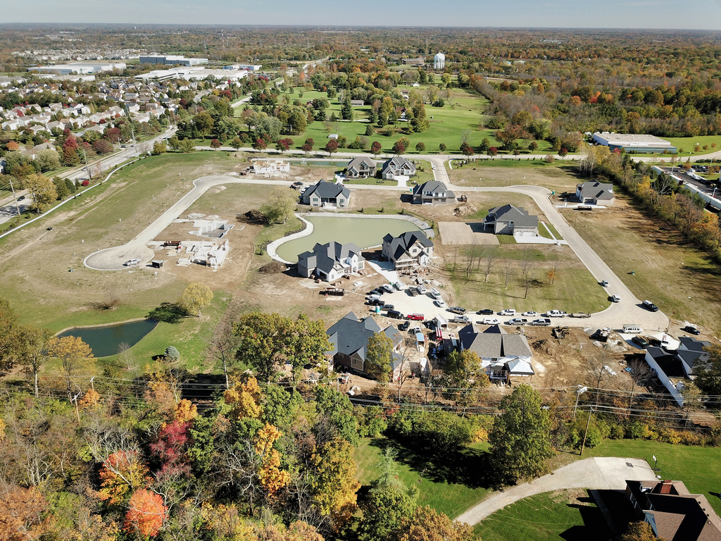 Vintage Oaks in Mason Ohio Drone View